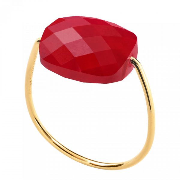 Bague Morganne Bello quartz rouge