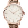 Montre Rosefield Mercer Blanche Et Gold