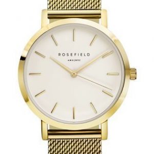 Montre Rosefield Mercer Blanche Et Gold