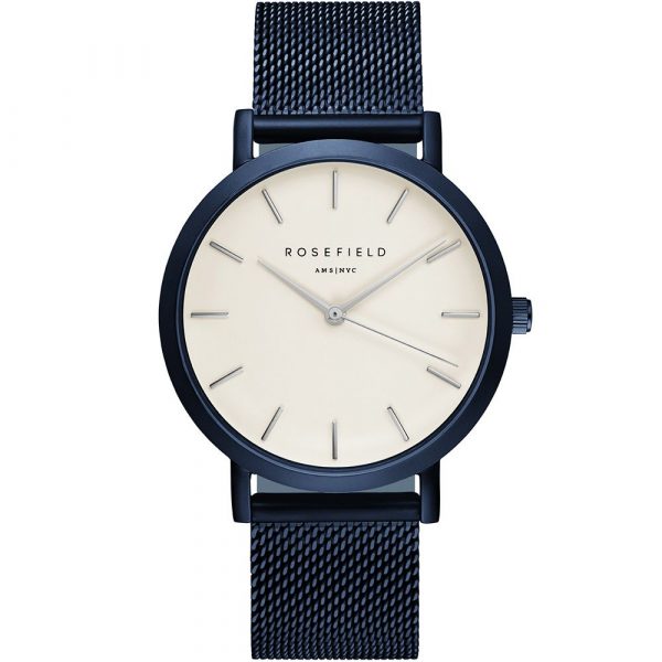 Montre Rosefield Mercer Blanche Et Bleu