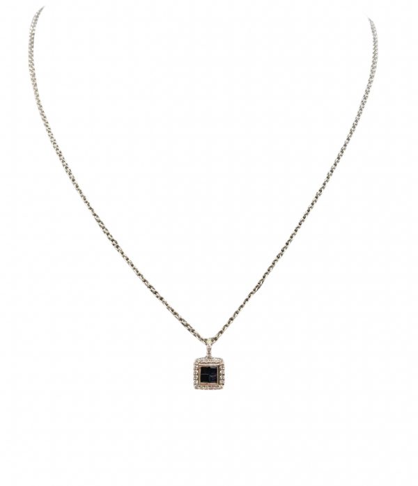 Pendentif Pierre Et Diamants